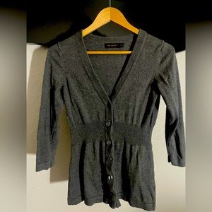 The limited gray cardigan